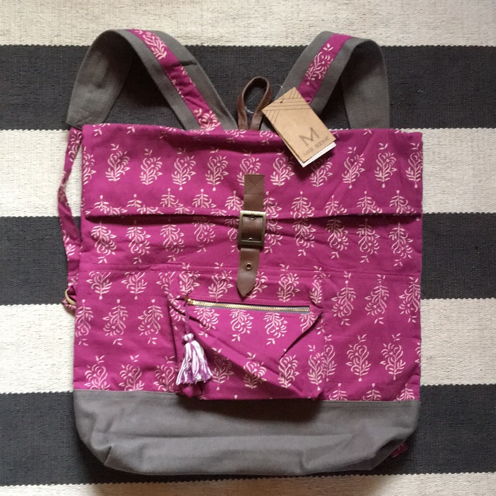 Cute floral backpack